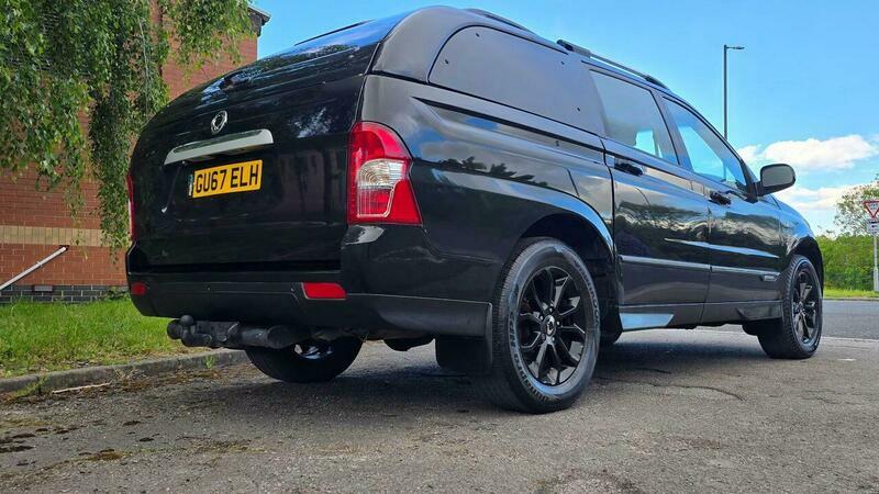SsangYong Musso D Ex 2.2 4X4 4Wd Double Cab Pick Up Truck Black #57