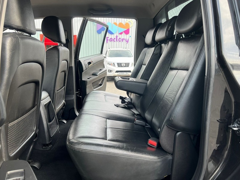 SsangYong Musso D Ex 2.2 4X4 4Wd Double Cab Pick Up Truck Black #29