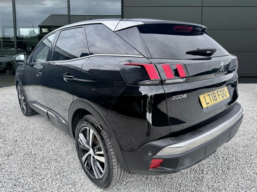 Peugeot 3008 1.6 Bluehdi Gt Line 2018 LT18FDO Black #5