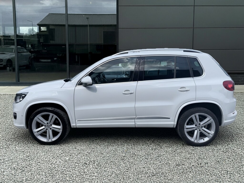 Volkswagen Tiguan 2.0 Tdi Bluemotion Tech R-line 2014 SJ14EWW White #6