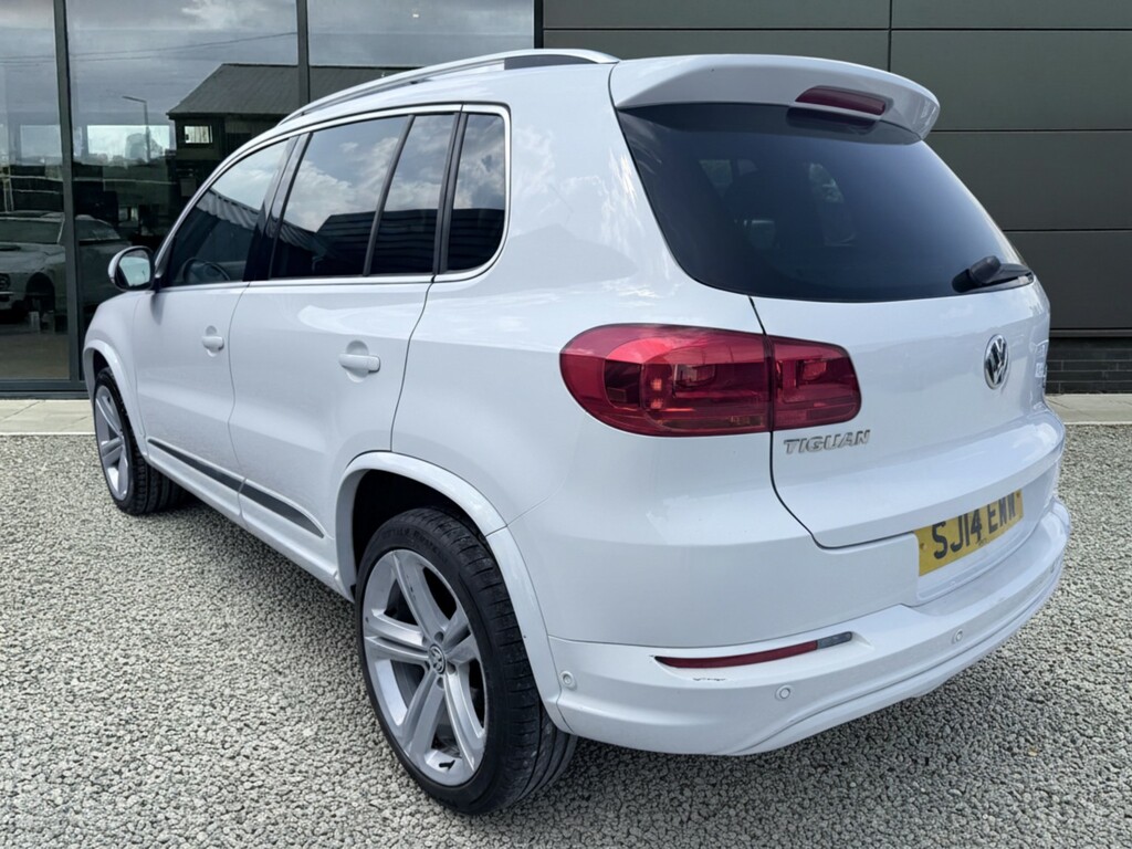 Volkswagen Tiguan 2.0 Tdi Bluemotion Tech R-line 2014 SJ14EWW White #5
