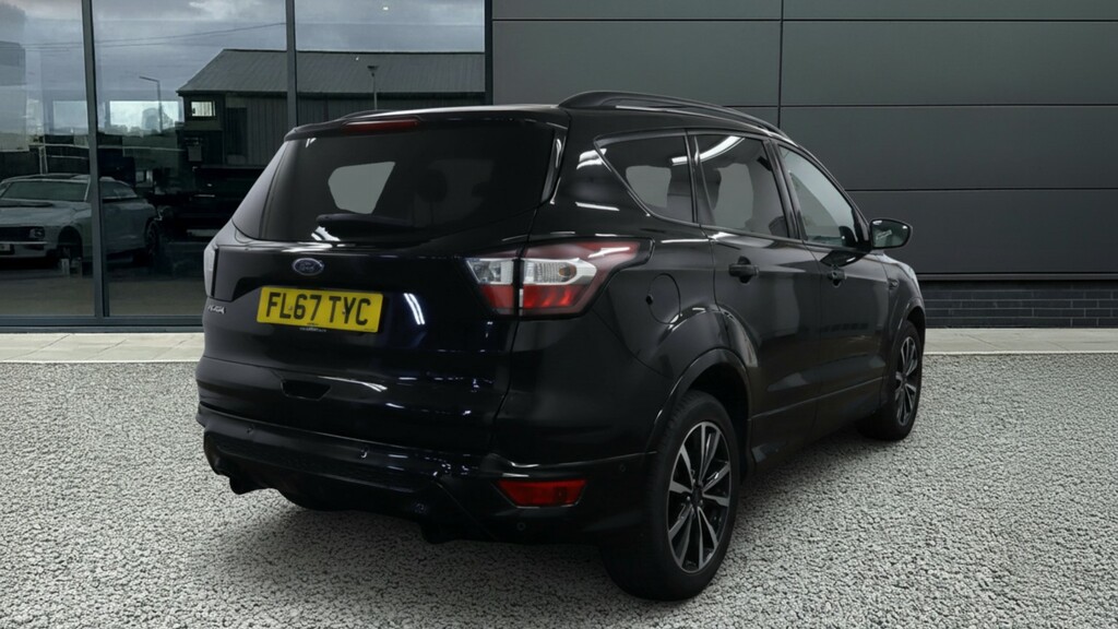 Ford Kuga 1.5 Tdci St-line 2017 FL67TYC Black #3
