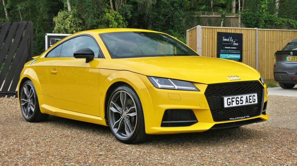 Audi TTS Coupe 2.0 Tfsi 306Hp Yellow 2015 Yellow #3