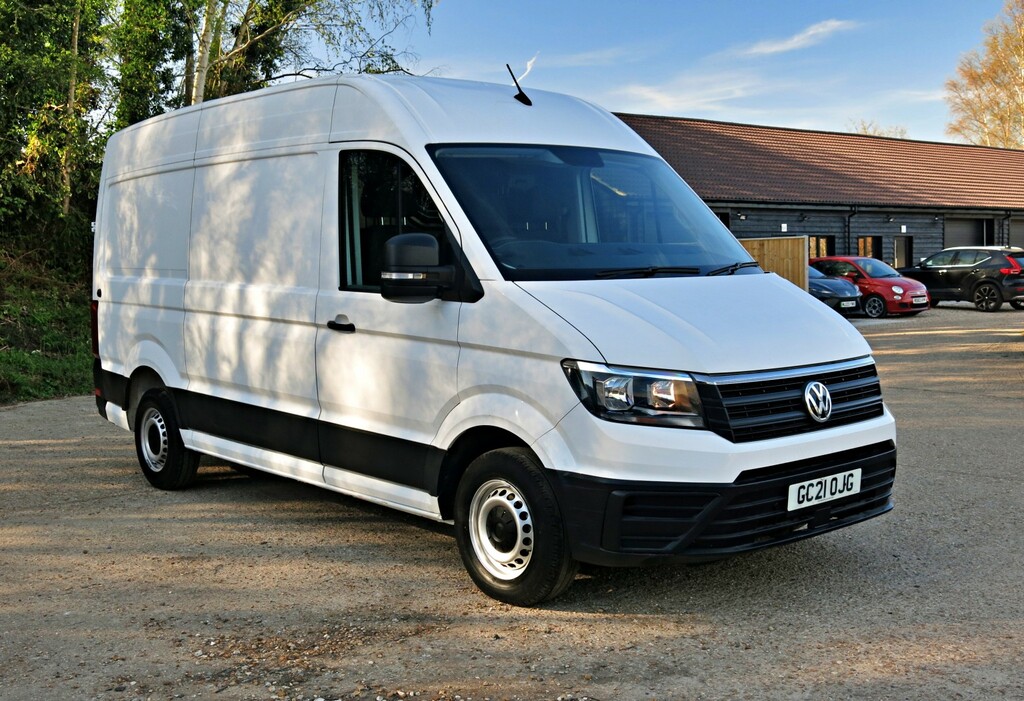 Volkswagen Crafter Panel Van 140Hp Fwd Aircon Mwb Trendline Euro 6 Cr GC21OJG White #4