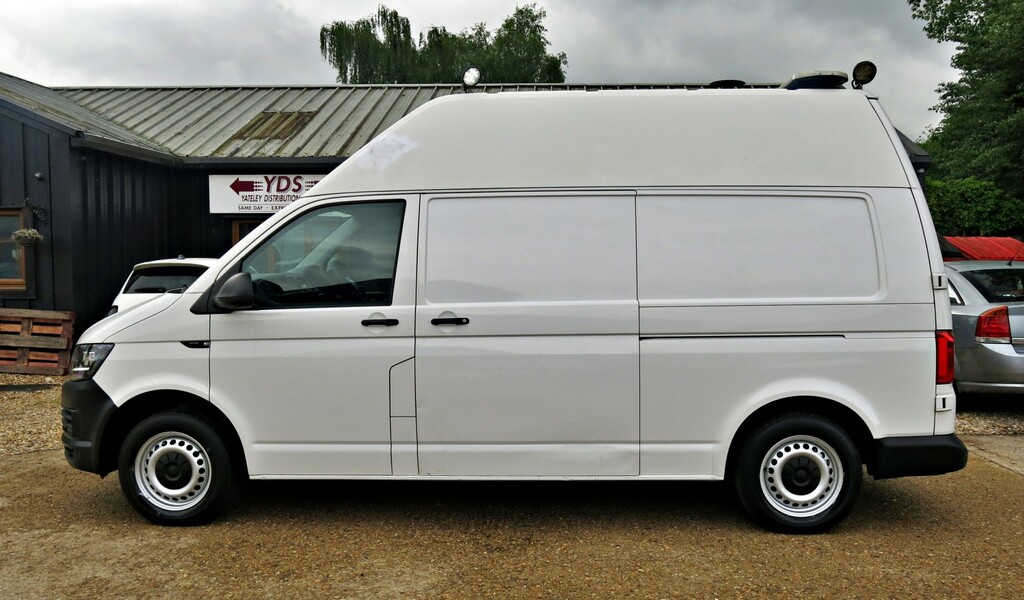 Volkswagen Transporter Panel Van T6 150Hp 6Spd Lwb Highroof T32 Startline VU67XUS White #5