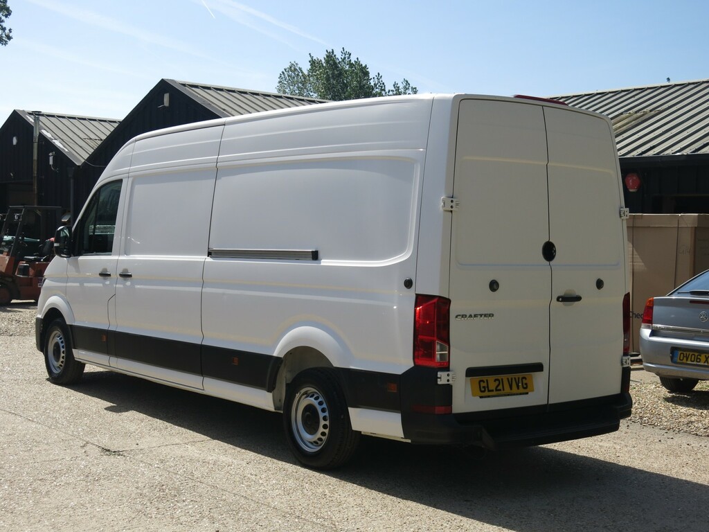 Volkswagen Crafter Panel Van 140Hp Aircon Trendline Lwb Highroof Euro GL21VVG White #4