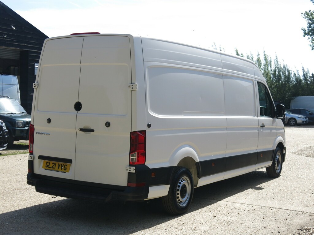 Volkswagen Crafter Panel Van 140Hp Aircon Trendline Lwb Highroof Euro GL21VVG White #6