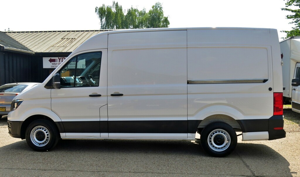 Volkswagen Crafter Panel Van 140Hp Aircon Trendline Mwb High Roof Eur White #3