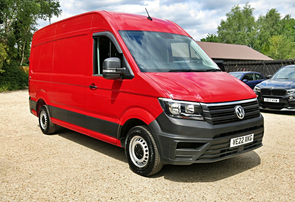 Volkswagen Crafter Panel Van 2.0 Tdi Trendline Mwb Euro 6 2022 VE22XKG Red #4