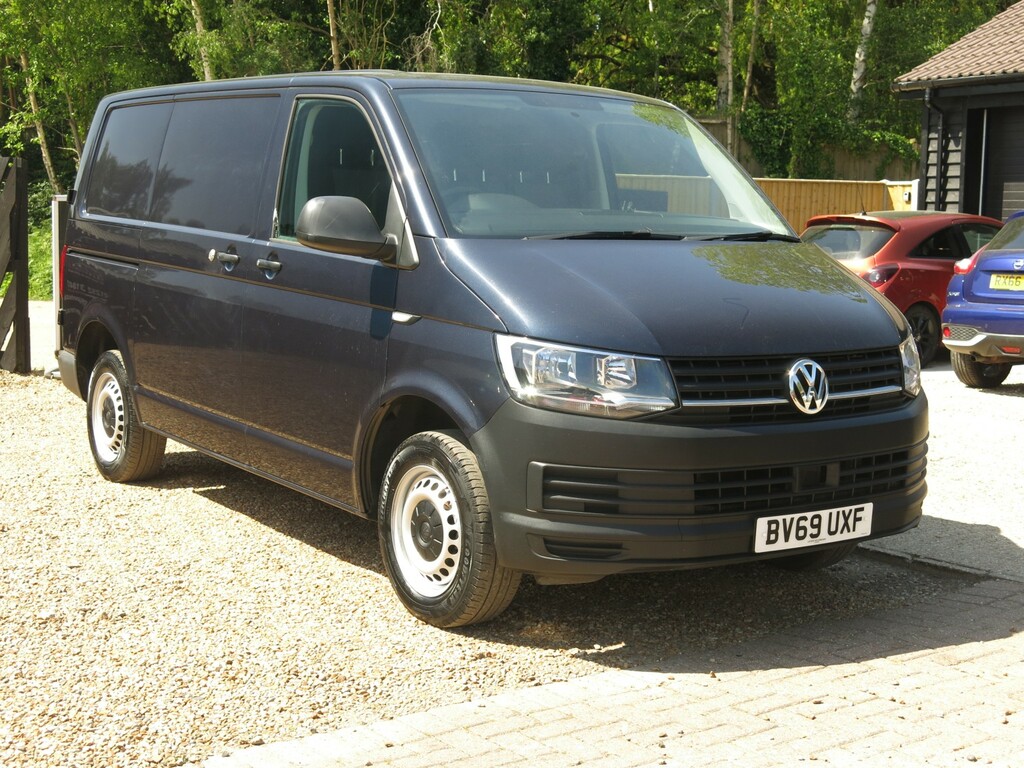Volkswagen Transporter Panel Van T6 Aircon Swb T30 Startline Euro 6 2019 BV69UXF Blue #3