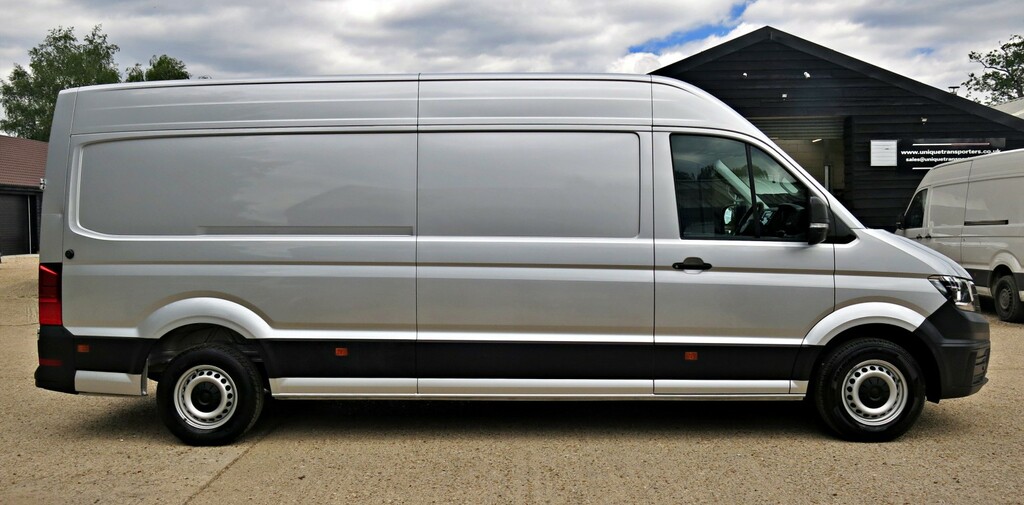 Volkswagen Crafter Panel Van 140Hp Aircon Trendline Lwb Euro 6 2022 RO72HVM Silver #3