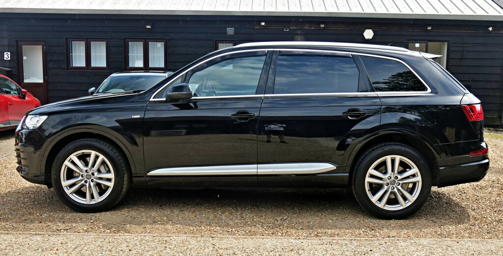 Audi Q7 Suv 3.0 Tdi 218Hp V6 S Line 7 Seat 2017 HG17KVS Black #5
