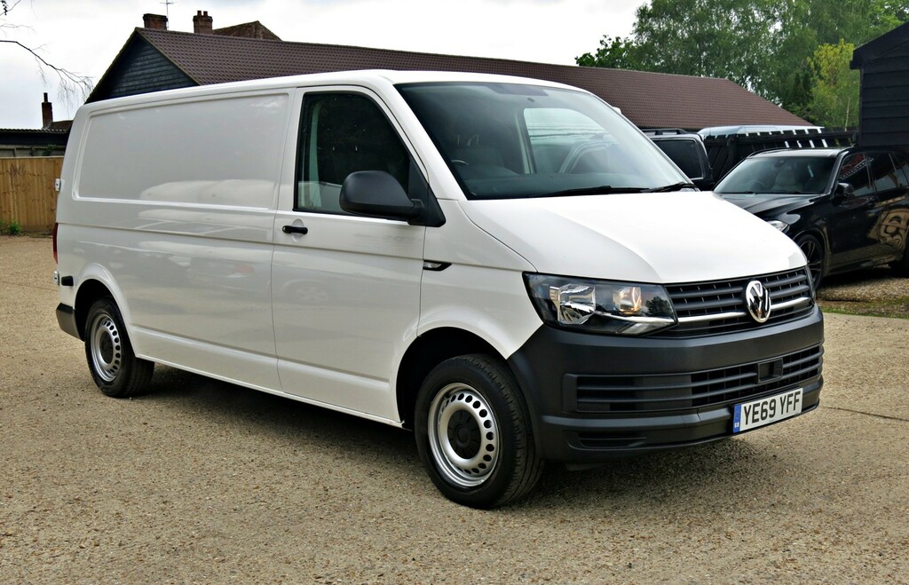 Volkswagen Transporter Panel Van T6 Aircon 102Hp Lwb Startline 2019 YE69YFF White #2