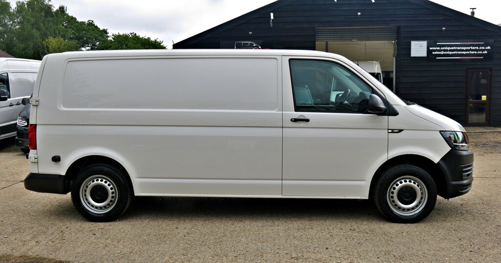 Volkswagen Transporter Panel Van T6 Aircon 102Hp Lwb Startline 2019 YE69YFF White #6