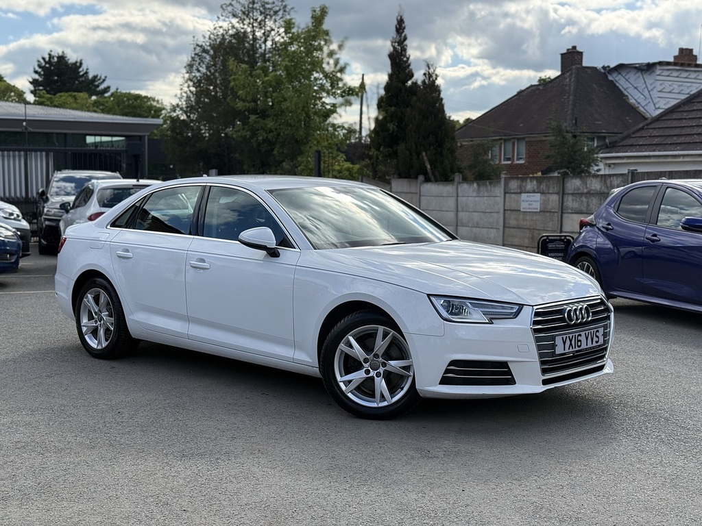 Audi A4 1.4 Tfsi Sport Saloon Euro 6 S YX16YVS White #4