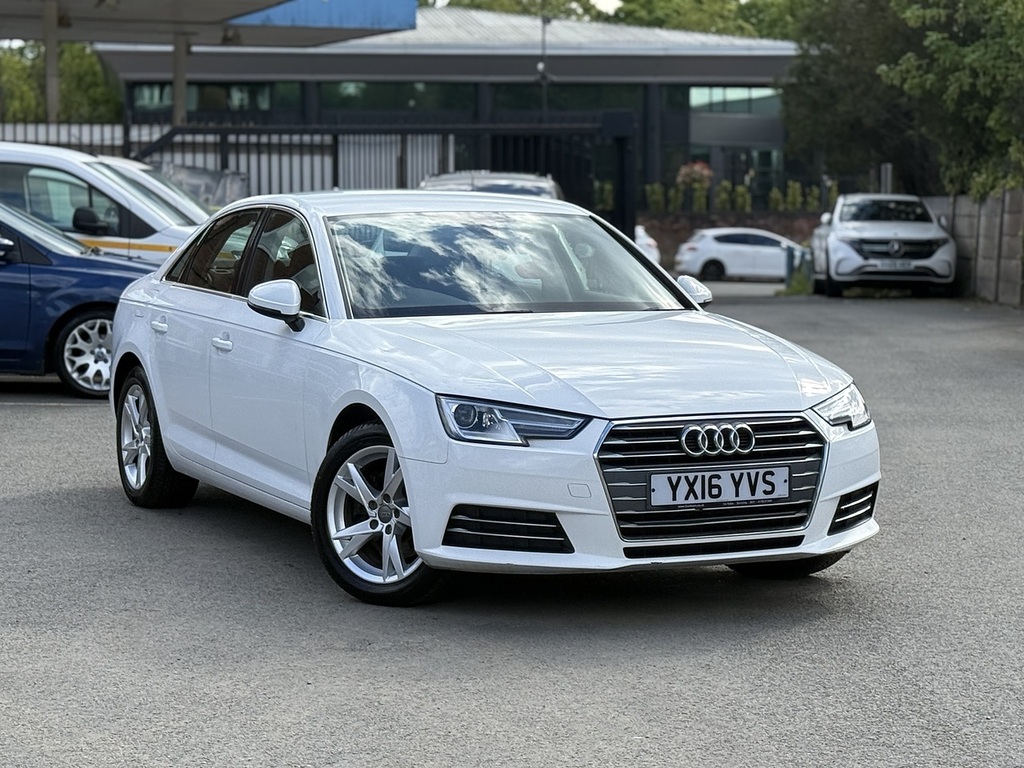 Audi A4 1.4 Tfsi Sport Saloon Euro 6 S YX16YVS White #3