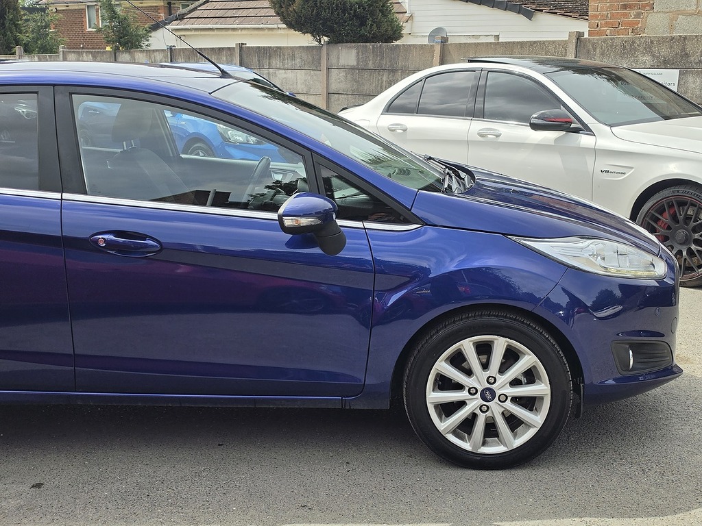 Ford Fiesta 1.0T Ecoboost Titanium Hatchback Powers MC65FVN Blue #6