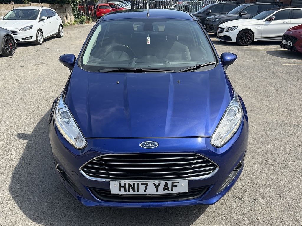 Ford Fiesta 1.0T Ecoboost Titanium Hatchback Powers HN17YAF Blue #4