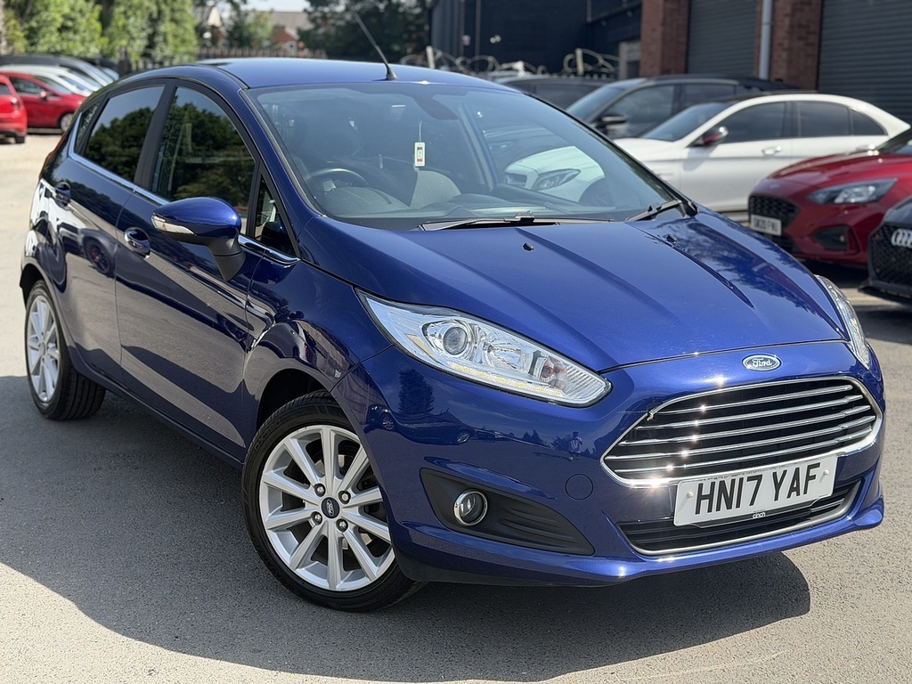 Ford Fiesta 1.0T Ecoboost Titanium Hatchback Powers HN17YAF Blue #3