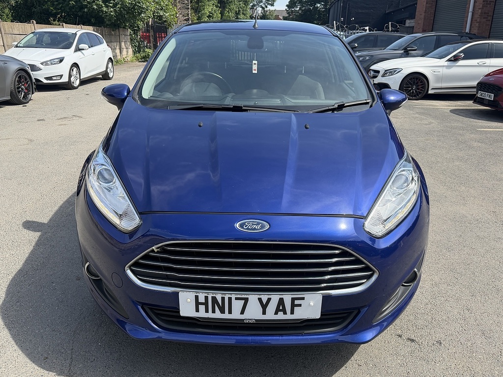 Ford Fiesta 1.0T Ecoboost Titanium Hatchback Powers HN17YAF Blue #5