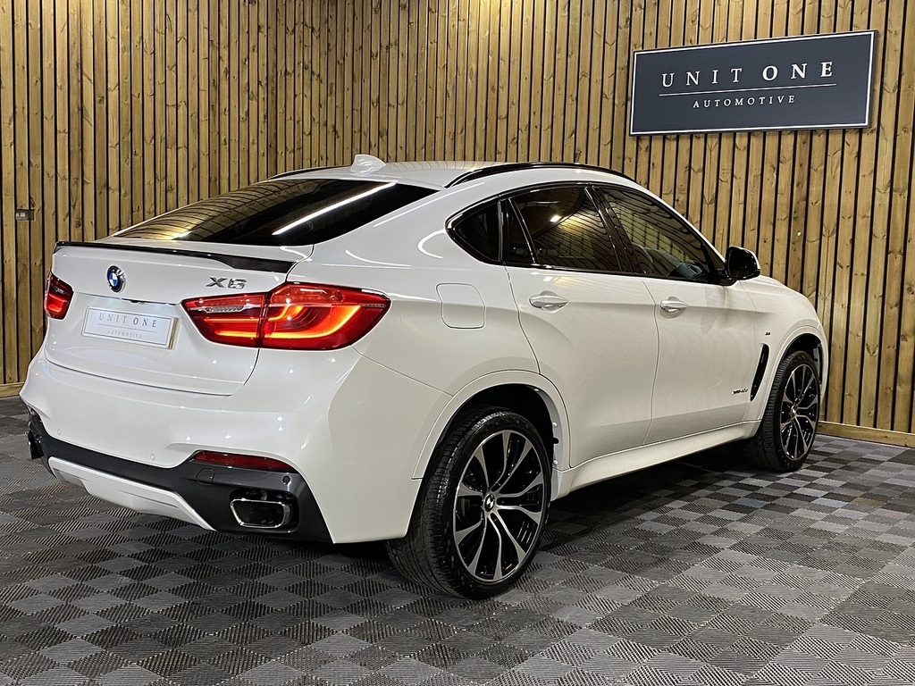BMW X6 40D M Sport Edition White #3