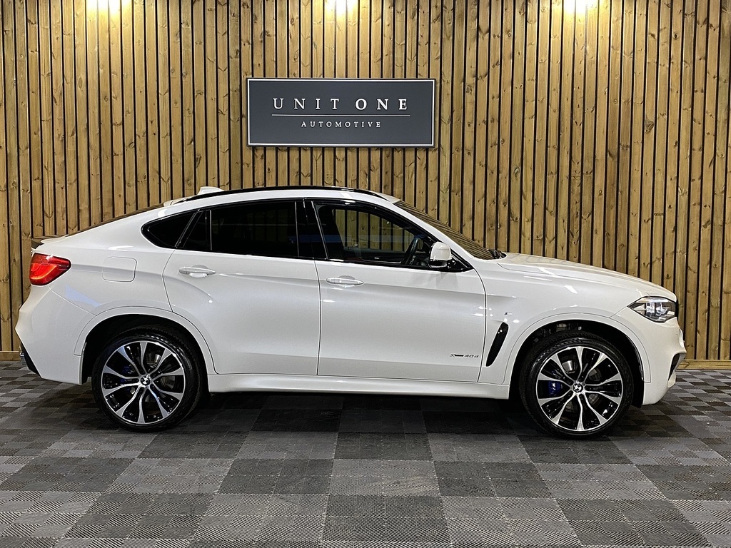 BMW X6 40D M Sport Edition White #2