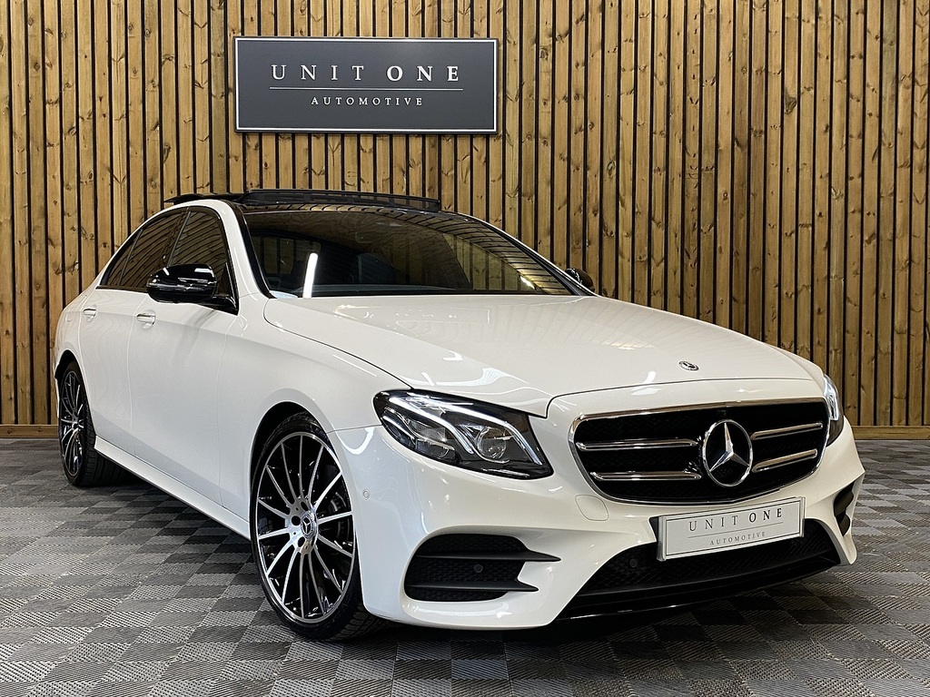 Mercedes-Benz E Class E300d Amg Line Night Edition White