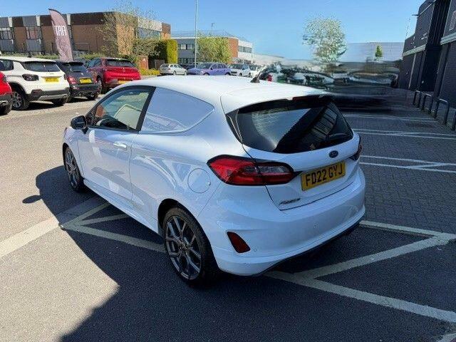 Ford Fiesta 1.0T Ecoboost Mhev Sport Euro 6 Ss FD22GYJ White #5