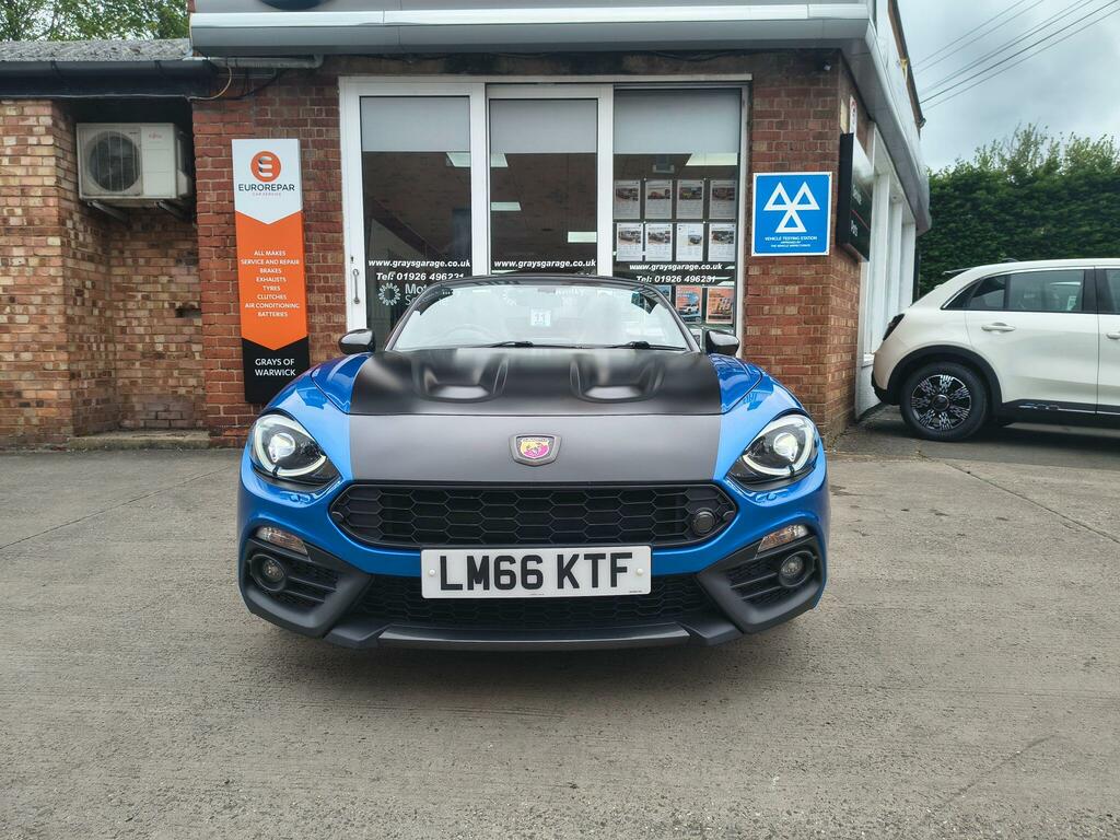 Abarth 124 Spider 1.4 Multiair Convertible Euro 6 LM66KTF Blue #6