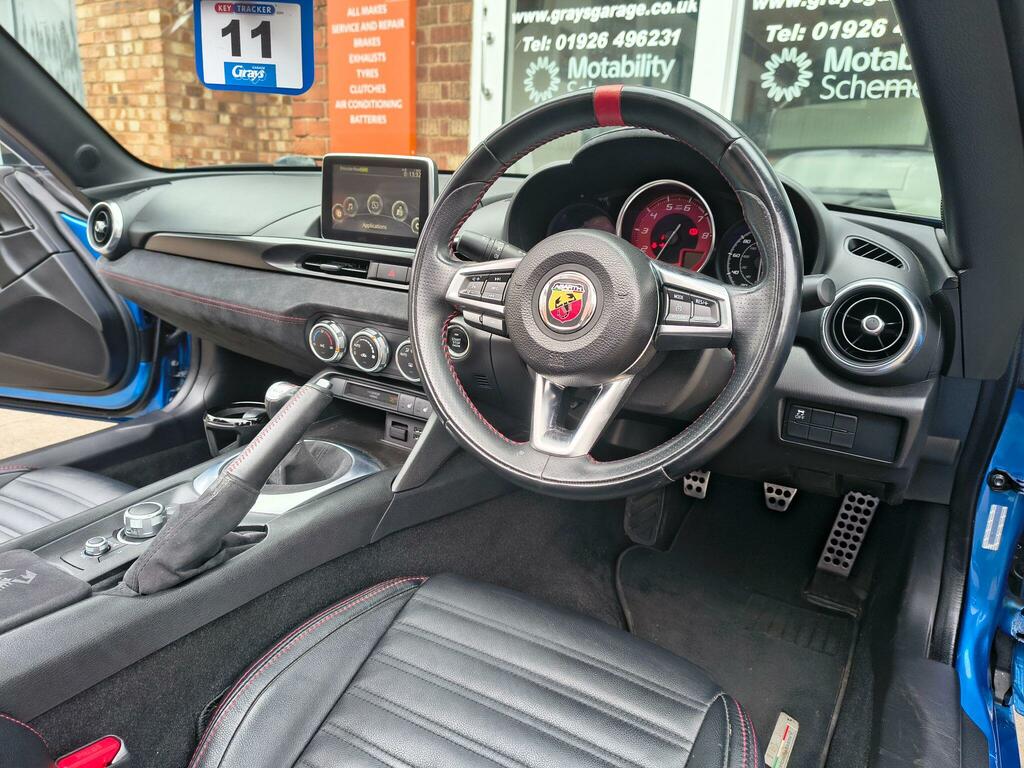 Abarth 124 Spider 1.4 Multiair Convertible Euro 6 Blue #3