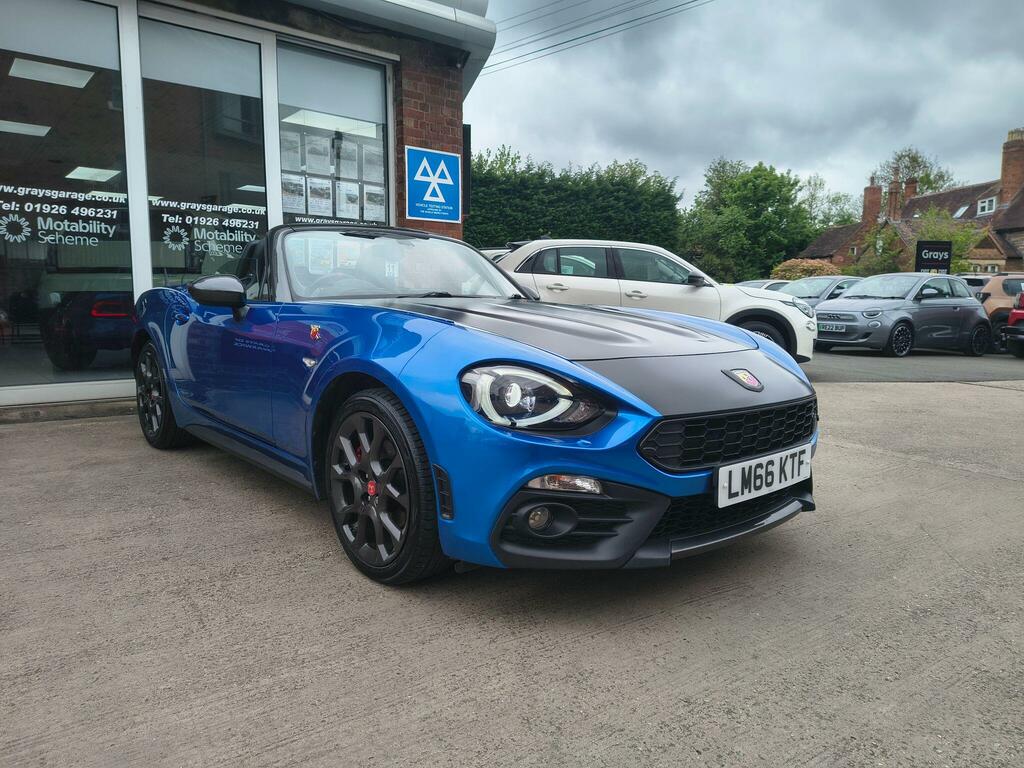 Abarth 124 Spider 1.4 Multiair Convertible Euro 6 LM66KTF Blue #4