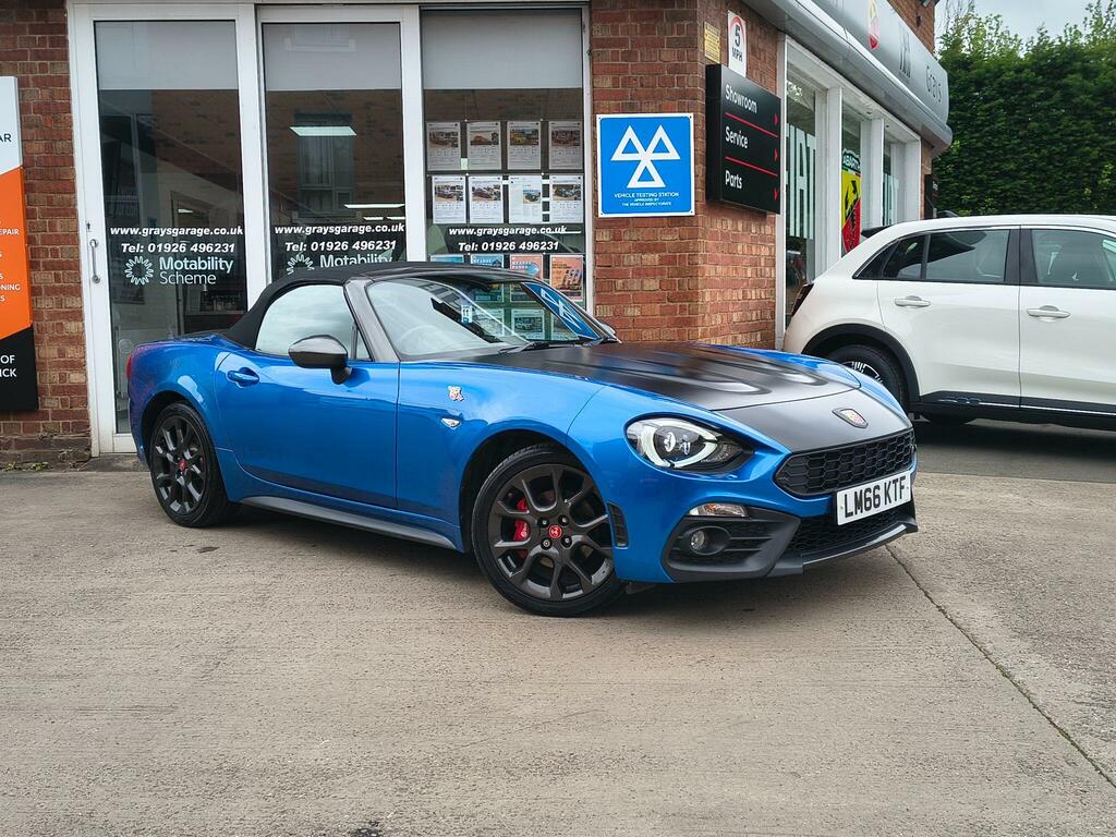 Abarth 124 Spider 1.4 Multiair Convertible Euro 6 Blue