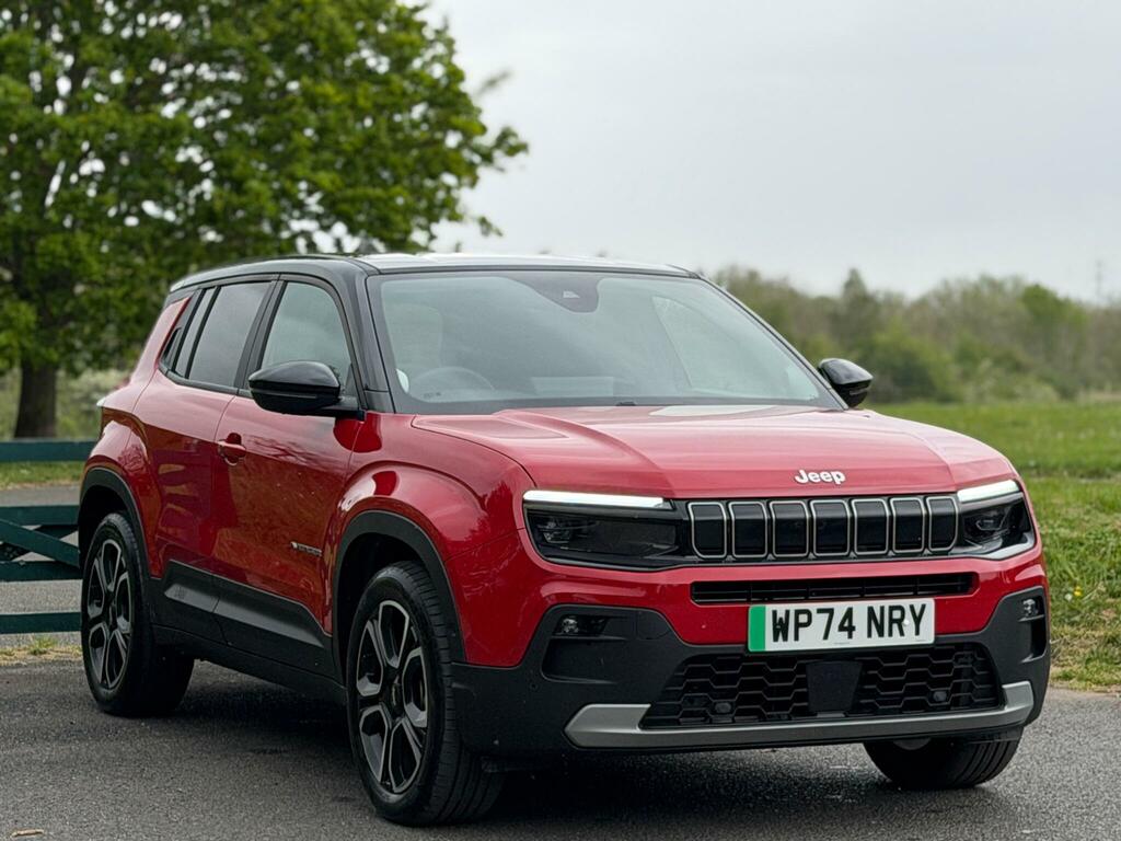 Jeep Avenger 54Kwh E-summit Red