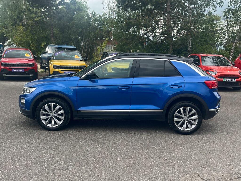 Volkswagen T-Roc 1.0 Tsi Design Euro 6 Ss OV19LFO Blue #4