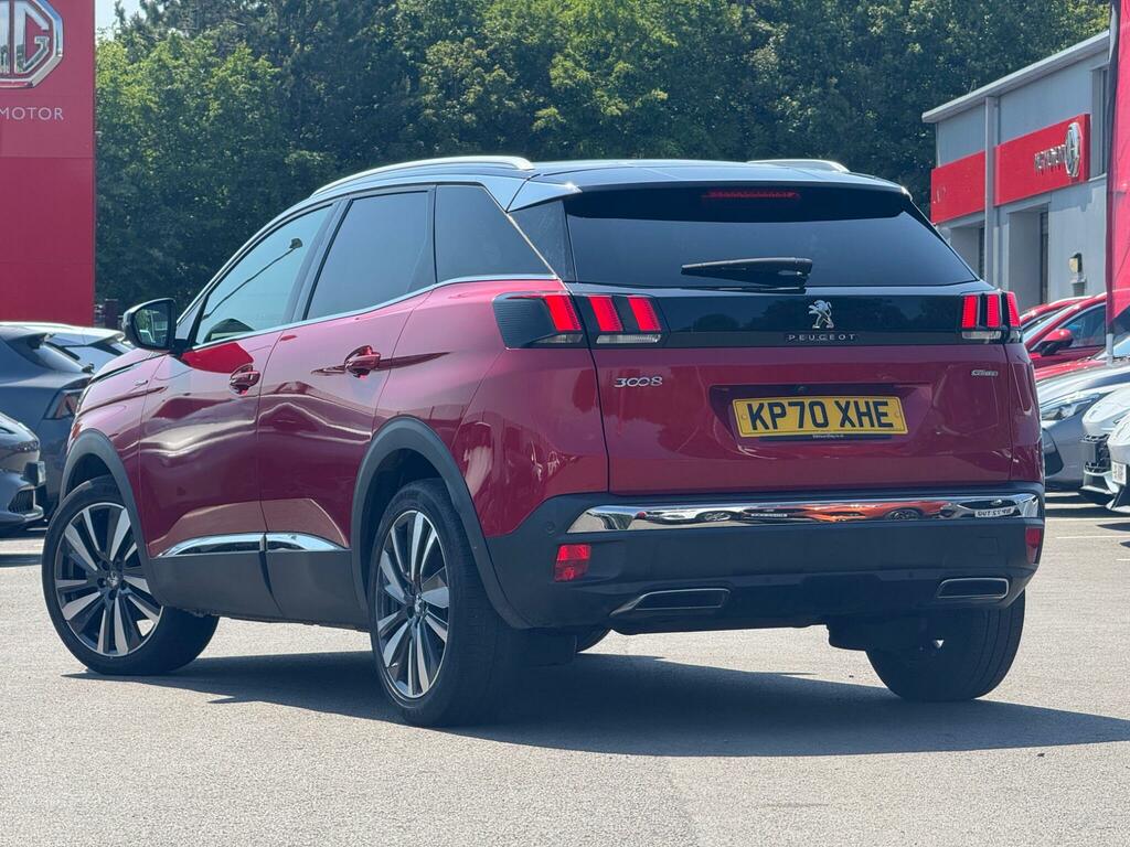 Peugeot 3008 1.2 Puretech Gt Line Premium Eat Euro 6 Ss KP70XHE Red #2