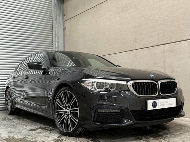 BMW 5 Series 530D M Sport Saloon Black #6
