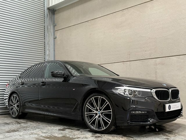 BMW 5 Series 530D M Sport Saloon Black #5