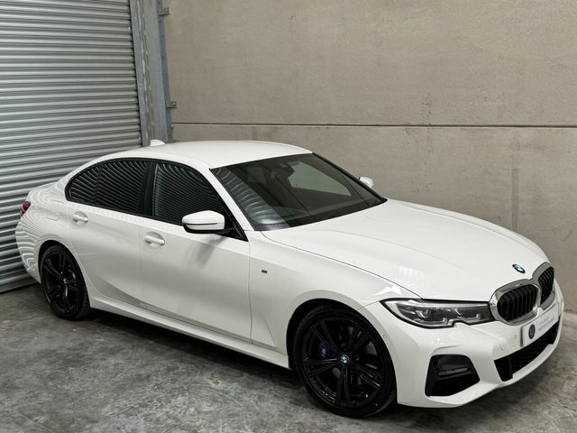 BMW 3 Series 330I M Sport Saloon EO71XTV White #5