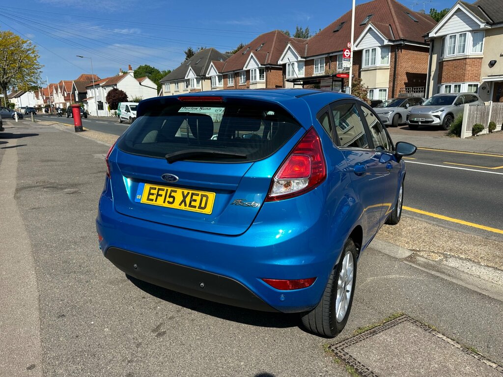 Ford Fiesta 1.25 Zetec Hatchback Euro 6 82 EF15XED Blue #5