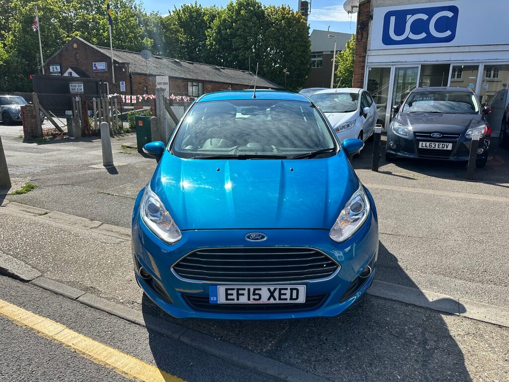 Ford Fiesta 1.25 Zetec Hatchback Euro 6 82 EF15XED Blue #2