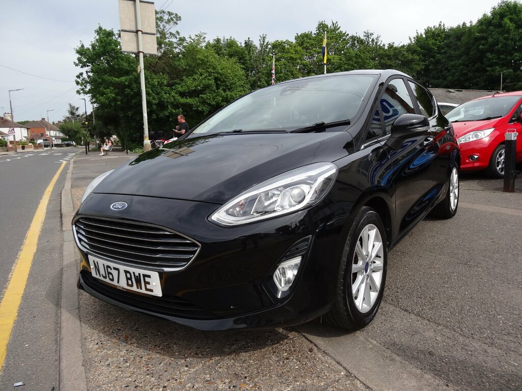 Ford Fiesta 1.0T Ecoboost Titanium Hatchback NJ67BWE Black #5