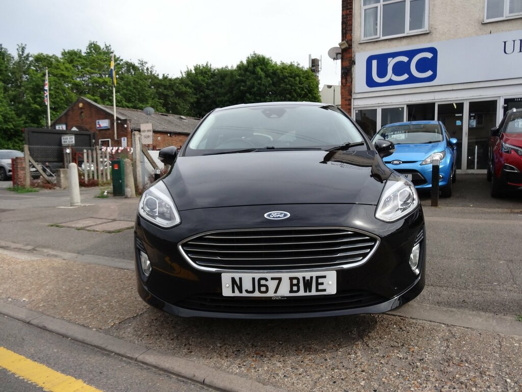 Ford Fiesta 1.0T Ecoboost Titanium Hatchback NJ67BWE Black #4