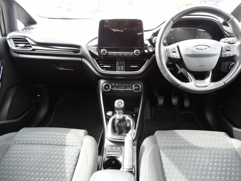 Ford Fiesta 1.0T Ecoboost Titanium Hatchback NJ67BWE Black #3