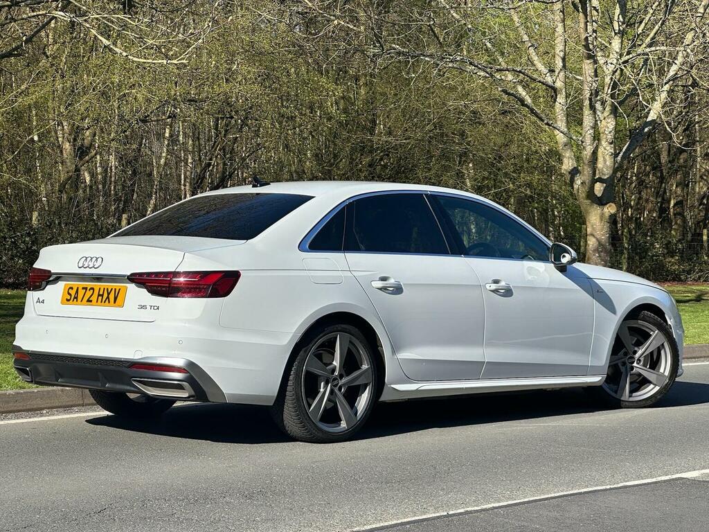 Audi A4 2.0 Tdi 35 S Line S Tronic Euro 6 Ss SA72HXV White #5