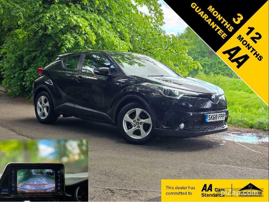 Toyota C-Hr 1.8 Vvt-h Icon Cvt Euro 6 S S Black