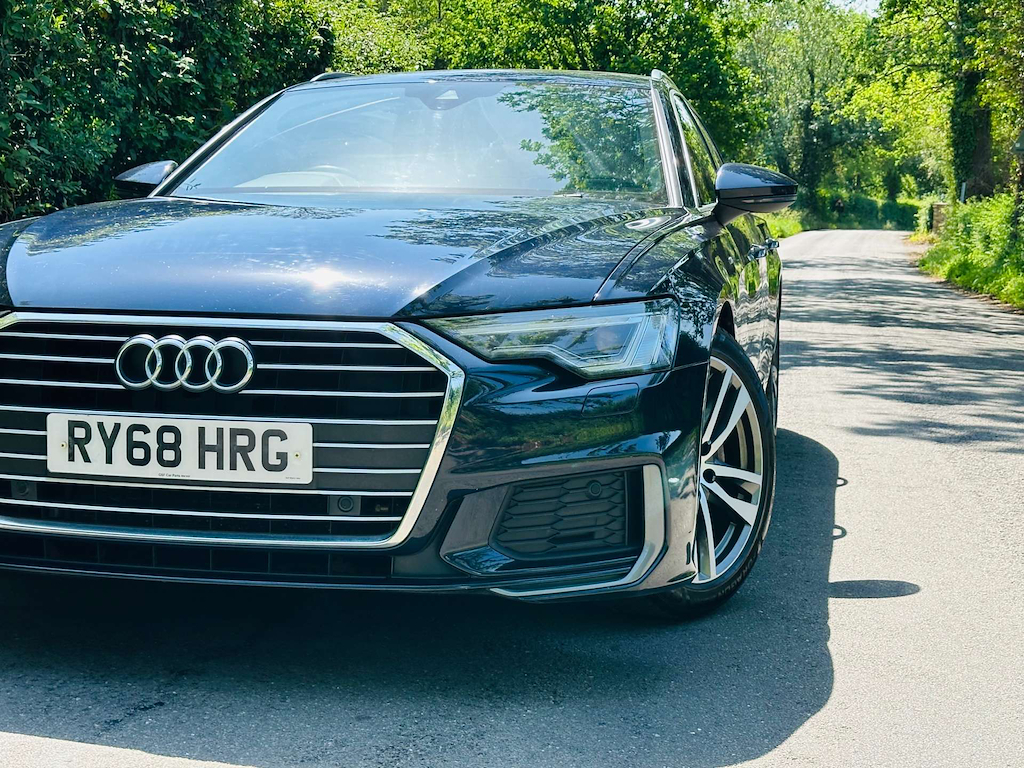 Audi A6 2.0 L S Line 40 Tdi RY68HRG Blue #4