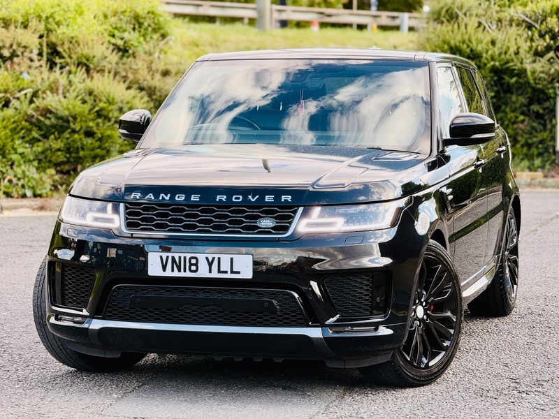 Land Rover Range Rover Sport Sd4 Hse VN18YLL Black #2