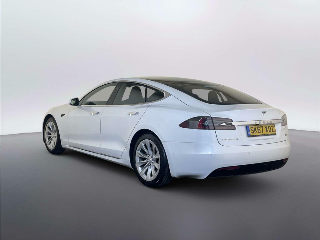 Tesla Model S 90D Dual Motor Hatchback 4Wd White #6