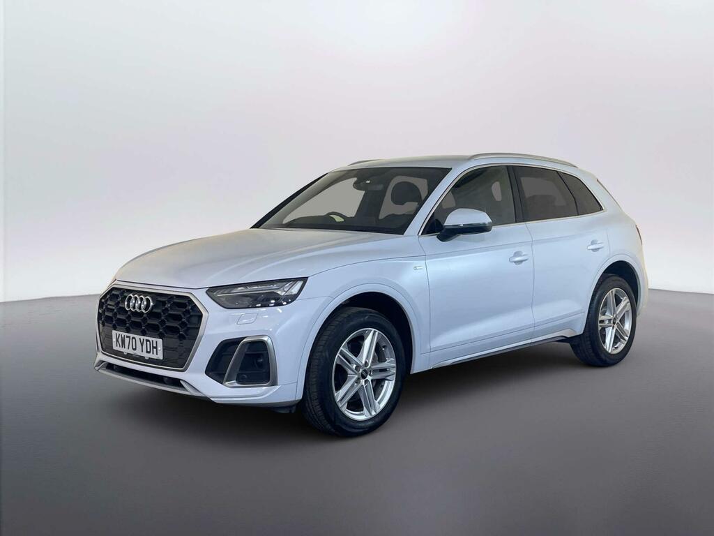 Audi Q5 2.0 Tfsi 45 S Line S Tronic Quattro Euro 6 Ss 5 KW70YDH White #4
