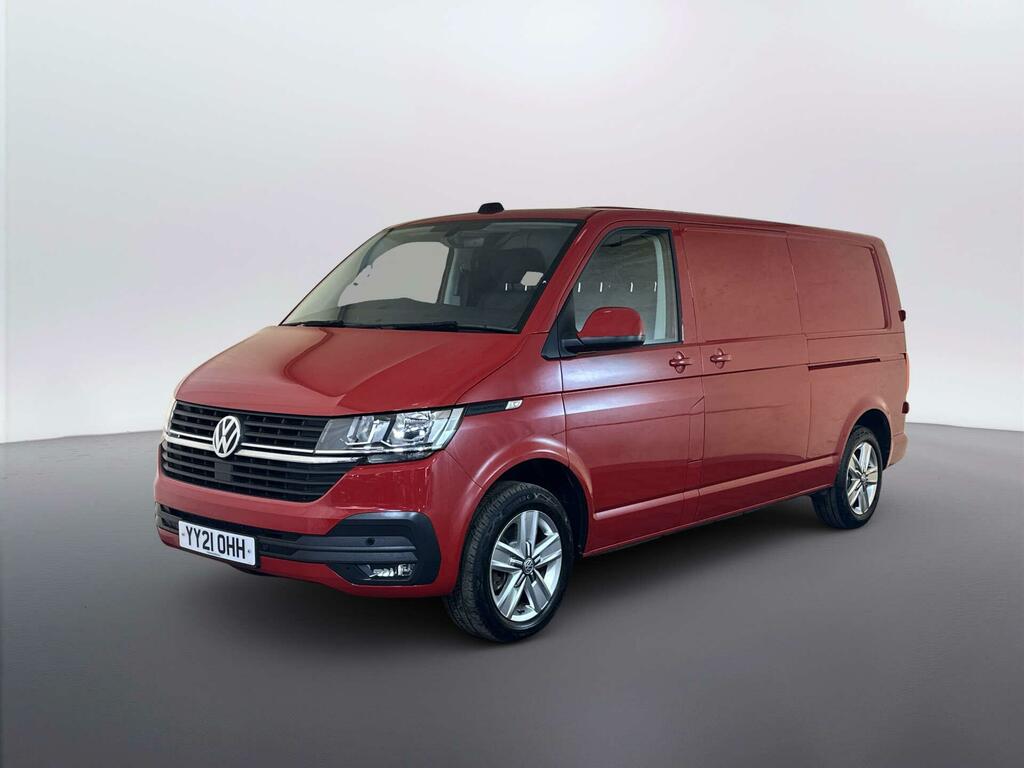 Volkswagen Transporter 2.0 Bitdi T32 Highline Panel Van Dsg 4M YY21OHH Red #3